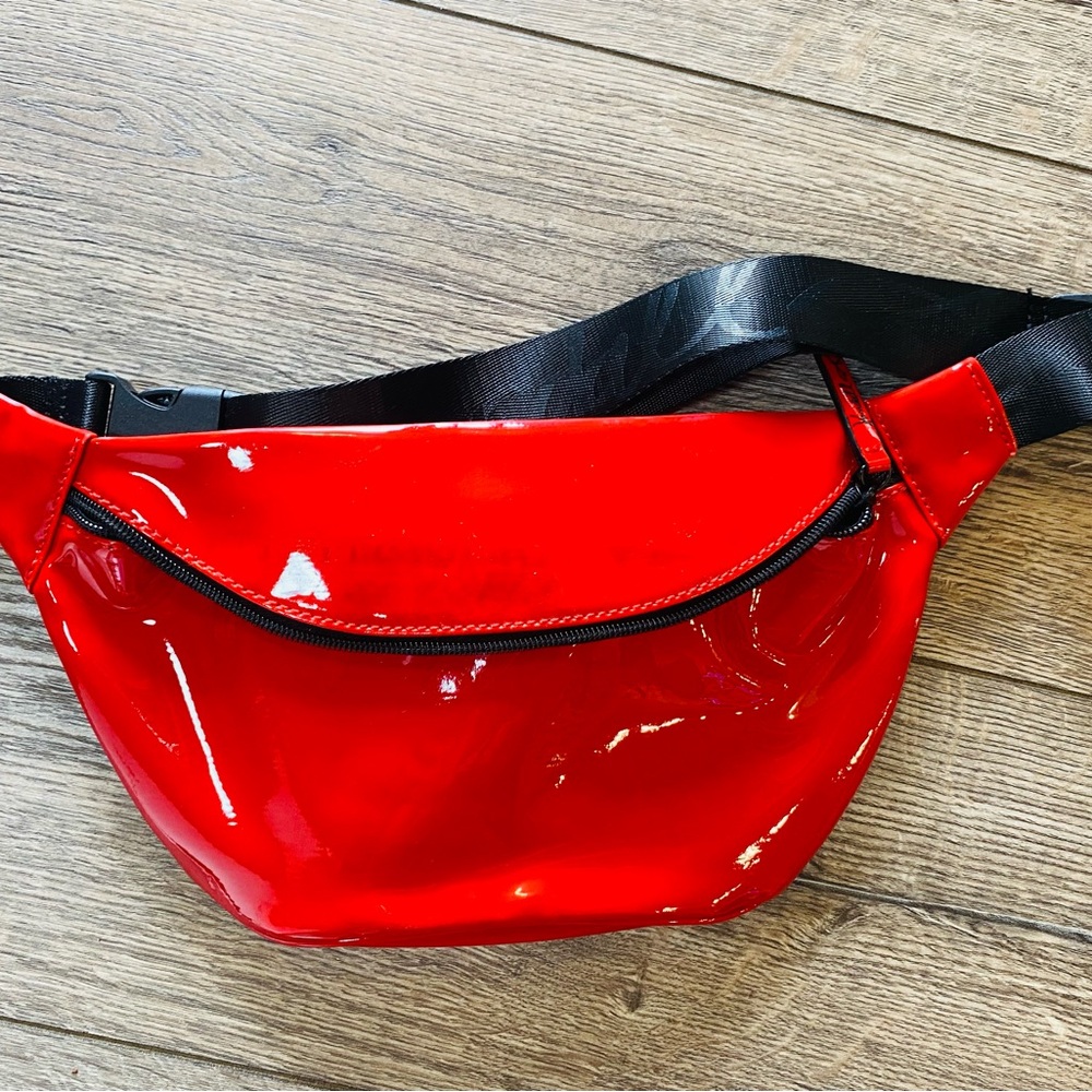 Kendall and Kylie Red Patent Leather Bag